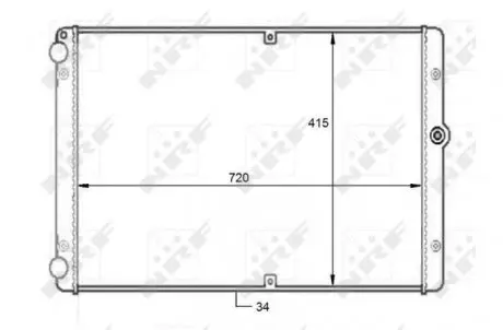 Радиатор NRF 59088