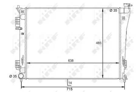 Автозапчасть NRF 59092