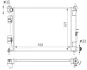 Радіатор двигуна (мкпп) HYUNDAI I20 ACTIVE, I20 II 1.2/1.2LPG/1.4 11.14-09.21 NRF 59263 (фото 1)