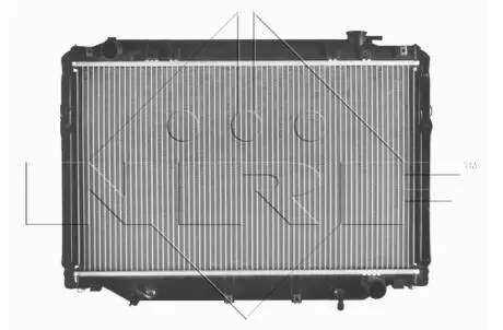 Радіатор двигуна TOYOTA LAND CRUISER 80 4.5 08.92-12.97 NRF 596712