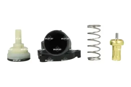 Термостат VW Polo/Skoda Fabia 1.4/1.6 09-16 (87/102°C) (з корпусом) NRF 725356
