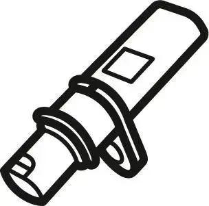 Датчик положення колінчастого вала AUDI A3, A4 B7, A4 B8, A6 C6, CHRYSLER SEBRING, DODGE CALIBER, JOURNEY, JEEP COMPASS, PATRIOT, MITSUBISHI GRANDIS, LANCER VIII, OUTLANDER II 1.4-2.5D 10.99- NRF 755153