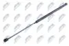 АМОРТИЗАТОР (ГАЗОВА ПРУЖИНА) | /L=567MM, F=500N, FOR VEHICLES WITH WIPER &amp; SPOILER/ SAAB 9-3/1998-2002/ NTY AESA000 (фото 1)