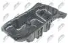 МАСЛЯНИЙ ПІДДОН | FORD FOCUS I/II 1.4 98-, FIESTA IV/V/VI 1.25, 1.4 95-, FUSION 1.4 04-, MAZDA 2 1.25, 1.4 03- NTY BMOFR000 (фото 1)