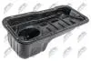 МАСЛЯНИЙ ПІДДОН | NISSAN ALMERA N15/N16 1.4, 1.6, 1.8 95-, PRIMERA P10/P11 1.6 90-, SUNNY N14 1.4, 1.6 90-95 NTY BMONS002 (фото 1)