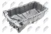 МАСЛЯНИЙ ПІДДОН | VW GOLF IV 1.8T 97-05, AUDI A3 1.8T -03, TT 1.8T -06, SKODA OCTAVIA 1.8T -10, SEAT LEON 1.8T -06 /BEZ OTWORU NA CZUJNIK POZIOMU OLEJU/ NTY BMOVW000 (фото 1)