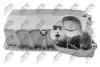 МАСЛЯНИЙ ПІДДОН | VW GOLF IV 1.8T 97-05, AUDI A3 1.8T -03, TT 1.8T -06, SKODA OCTAVIA 1.8T -10, SEAT LEON 1.8T -06 /BEZ OTWORU NA CZUJNIK POZIOMU OLEJU/ NTY BMOVW000 (фото 3)