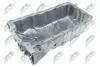 МАСЛЯНИЙ ПІДДОН | VW GOLF IV 1.8 97-05, AUDI A3 1.8 -03, SKODA OCTAVIA 1.8 -00, SEAT LEON 1.8 -06 /BEZ OTWORU NA CZUJNIK POZIOMU OLEJU/ NTY BMOVW001 (фото 1)