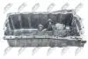 МАСЛЯНИЙ ПІДДОН | VW GOLF IV 1.8 97-05, AUDI A3 1.8 -03, SKODA OCTAVIA 1.8 -00, SEAT LEON 1.8 -06 /BEZ OTWORU NA CZUJNIK POZIOMU OLEJU/ NTY BMOVW001 (фото 2)