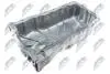 МАСЛЯНИЙ ПІДДОН | VW GOLF IV 1.8T 97-05, AUDI A3 1.8T -03, TT 1.8T -06, SKODA OCTAVIA 1.8T -10, SEAT LEON 1.8T -06 /Z OTWOREM NA CZUJNIK POZIOMU OLEJU/ NTY BMOVW003 (фото 1)