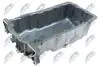 МАСЛЯНИЙ ПІДДОН | VW GOLF IV 1.6, 1.9TDI 97-05, POLO 1.6, 1.9TDI 96-09, AUDI A3 1.6, 1.9TDI -03, SKODA FABIA 1.9TDI -08, OCTAVIA 1.6, 1.9TDI -10, SEAT LEON 1.6, 1.9TDI -06 /Z OTWOREM NA CZUJNIK POZIOMU OLEJU/ NTY BMOVW004 (фото 1)
