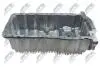 МАСЛЯНИЙ ПІДДОН | VW GOLF V/VI 1.6 05-, CADDY III 1.6 04-, AUDI A3 1.6 04-, SKODA OCTAVIA 1.6 04-, SEAT ALTEA 1.6 04- /BEZ OTWORU NA CZUJNIK POZIOMU OLEJU/ NTY BMOVW008 (фото 2)