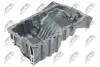 МАСЛЯНИЙ ПІДДОН | VW PASSAT 1.8T 00-05, AUDI A4 1.8T -01, A6 1.8T -05, SKODA SUPERB 1.8T -08 NTY BMOVW014 (фото 1)