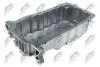 МАСЛЯНИЙ ПІДДОН | VW GOLF V/VI 1.6 05-, CADDY III 1.6 04-, AUDI A3 1.6 04-, SKODA OCTAVIA 1.6 04-, SEAT ALTEA 1.6 04- /Z OTWOREM NA CZUJNIK POZIOMU OLEJU/ NTY BMOVW025 (фото 1)