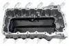 МАСЛЯНИЙ ПІДДОН | VW BEETLE 2.0 98-10, SEAT CORDOBA/IBIZA 2.0 02-09 /БЕЗ ДАТчИКА POZIOMU OLEJU/ NTY BMOVW043 (фото 2)