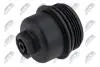 КРИШКА КОРПУСУ МАСЛЯНОГО ФІЛЬТРУ | ENG 1.5/2.0 BMW 2 F45 14-19, F46 2014-, BMW X1 F48 2014-, BMW X2 F39 2017-, MINI F55/F56 13-19, MINI CLUBMAN F54 14-19, MINI COUNTRYMAN F60 15- NTY CCLBM049 (фото 1)
