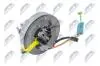 Шлейф руля opel corsa c 2000 combo c 2001,24459849 NTY EASPL006 (фото 2)