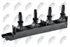 КОТУШКА ЗАПАЛЮВАННЯ | CITROEN C4 2.0I 2004.11-, C8 2.2 2007.02-, PEUGEOT 307 2.0 2005.09-, 406/407/607/807 2.2 2000.02- NTY ECZCT003 (фото 1)