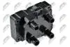 КОТУШКА ЗАПАЛЮВАННЯ | ALFA ROMEO 145/146 1.6, 1.7 1994.10-, FIAT BRAVA 1.2 16V, 1.4 12V 1995.10-, HONDA ACCORD 1.6I 16V 1998.10- NTY ECZFT001 (фото 1)