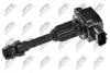 КОТУШКА ЗАПАЛЮВАННЯ | NISSAN MICRA III (K12) 1.0 16V, 1.2 16V, 1.4 16V, NOTE (E11) 1.4 06-, MICRA C+C (K12) 1.4 16V 05- NTY ECZNS001 (фото 1)