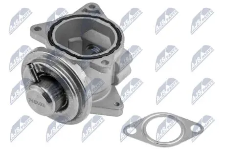 КЛАПАН EGR | SKODA OCTAVIA 1.9TDI 2005.10-, 2.0TDI 2004.02-, ROOMSTER 1.9TDI 2006.03-, VW GOLF IV 1.9TDI 2000.09-, GOLF V 1.9/2.0TDI 2003.10- NTY EGRSK000