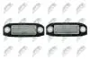 ЛІХТАР ОСВІТЛЕННЯ НОМЕРНОГО ЗНАКА | /REJESTRACYJNEJ/VOLVO C30 2006-,S40 II 2004-,XC60 2008-,S60 II 2010-,XC70 2007-,XC90 2002-/CAN-BUS/LED/ NTY ELPVV000 (фото 3)