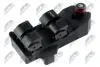 Переключатель стеклоподъемника хонда crv 20012007 20002006,35750s5aa02za NTY EWSHD001 (фото 1)