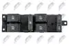 Переключатель стеклоподъемника vw golf iv 1997 bora 1998,1j4959857d NTY EWSVW006 (фото 3)