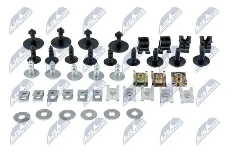 КОМПЛЕКТ КРІПЛЕНЬ ЗАХИСТУ ДВИГУНА | AUDI A6/A6 AVANT C5 -2005,A6/A6 AVANT/A6 ALLROAD C6 -2011/42 ELEMENTS/ NTY EZCAU033