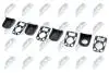 КОМПЛЕКТ НАКЛАДОК | CITROEN C2 2003-,C3 2002-,C3 PLURIEL 2003-,PEUGEOT 307/307CC/307SW 2003-/1 SZT.ЛІВ ПЕРЕД STRONA KIEROWCY Z OTWOREM,3 SZT.BEZ OTWORU ПЕРЕД ПРАВ,ЗАД ЛІВ I ПРАВ/ NTY EZCPE020 (фото 2)
