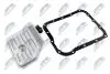 ФІЛЬТР АКПП | SKRZYNIA F4A51/ F5A51/ A5GF1/ A5HF1 HYUNDAI TUCSON 04-, SANTA FE 01-, SONATA 98-, TRAJET 00-, ELANTRA 00-, KIA SPORTAGE 04-, MAGENTIS 01-, CARNIVAL 06-, CERATO 04- NTY FSFHY003 (фото 2)