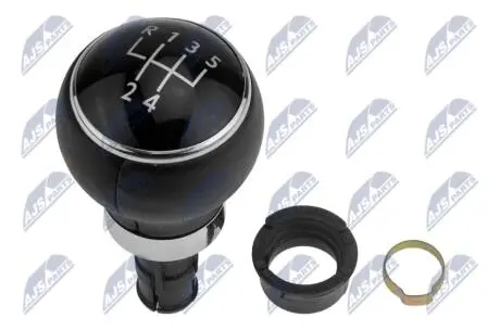 РУЧКА МЕХАНИЗМУ ПЕРЕМИКАННЯ ПЕРЕДАЧ | VW GOLF V 2003-,GOLF VI 2008-,GOLF PLUS 2005-,JETTA 2006-/5 SPEED/BLACK CAP/LEATHER NTY GZBVW027