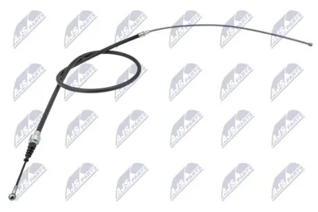 ТРОС РУЧНОГО ГАЛЬМА | SEAT IBIZA III 02-09, CORDOBA 06-09, SKODA FABIA II 06-14, VW POLO 05-09 /L,P, TARCZE/ NTY HLRSE006