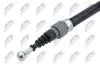 Трос ручного тормоза | SKODA FABIA I,II 99-14, SEAT IBIZA III 02-09, CORDOBA 02-09, VW POLO 95-09 /L,P, TARCZE/ NTY HLRSK002 (фото 2)