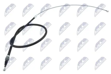 Трос ручного тормоза | SKODA FABIA I,II 99-14, SEAT IBIZA III 02-09, CORDOBA 02-09, VW POLO 95-09 /L,P, TARCZE/ NTY HLRSK002