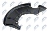 ЗАХИСТ ДИСКУ | VW GOLF IV 97-03, AUDI A3 -03, SKODA OCTAVIA 96-,SEAT LEON 99-05 TARCZA HAMULCOWA 312MM /ПЕРЕД, ПРАВ/ NTY HTOVW052 (фото 1)