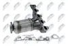 Катализатор opel astra h 1.6 2004 meriva a 1.6 2006,55559624 NTY KATPL002 (фото 3)