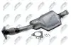КАТАЛІЗАТОР | RENAULT CLIO II 1.4 16V,1.6 16V 1999-,KANGOO 1.6 16V 2001- NTY KATRE000 (фото 1)