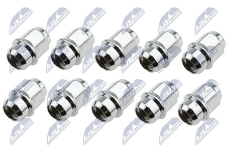 КОМПЛЕКТ ГАЙОК КОЛЕСА | CHRYSLER 300C 04- /10 PCS/ NTY KSPCH001 (фото 1)