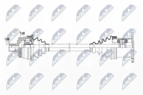 ПІВВІСЬ | AUDI A4 MTM 00-08, SEAT EXEO 08-13 NTY NPWAU019