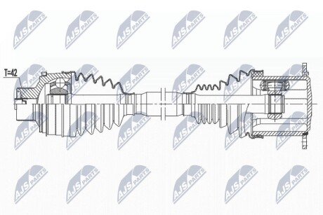 ПІВВІСЬ | AUDI A4 B8 /AVANT/ALLROAD QUATTRO 09-16, A5/SPORTBACK 11-17 /ПЕРЕД,Л/П,MTM/ NTY NPWAU037