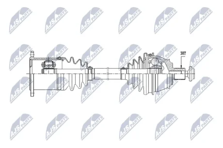 ПОЛУОСЬ NTY NPWAU071