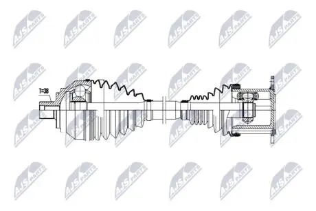 ПОЛУОСЬ NTY NPWAU078