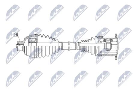 ПОЛУОСЬ NTY NPWAU086