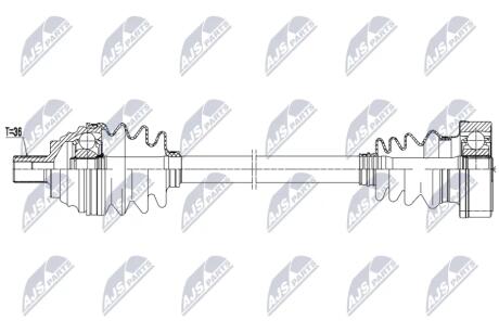 ПОЛУОСЬ NTY NPWAU103