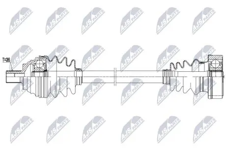 ПОЛУОСЬ NTY NPWAU103