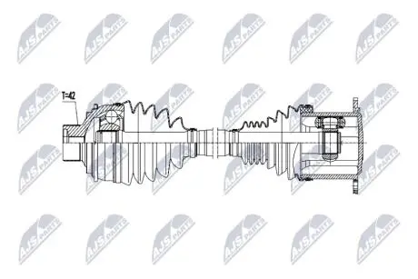 ПОЛУОСЬ NTY NPWAU115