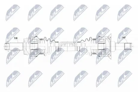 ПІВВІСЬ | BMW X5/X6 06- /Л/П,ЗАД,ATM/ NTY NPWBM069