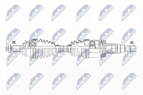 ПІВВІСЬ | MINI R56/R57/R58/R59 COOPER, ONE 06-13, CLUBVAN 12-14, COUPE 10-15 /MTM,ПРАВ/ NTY NPWBM131