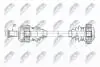 ПІВВІСЬ | BMW 1 E81,E82,E87,E88 116D,118D,120D 04-13, 3 E90,E91,E92 316D,318D,320D 04-13,/ЗАД,ЛІВ/ NTY NPWBM148 (фото 1)